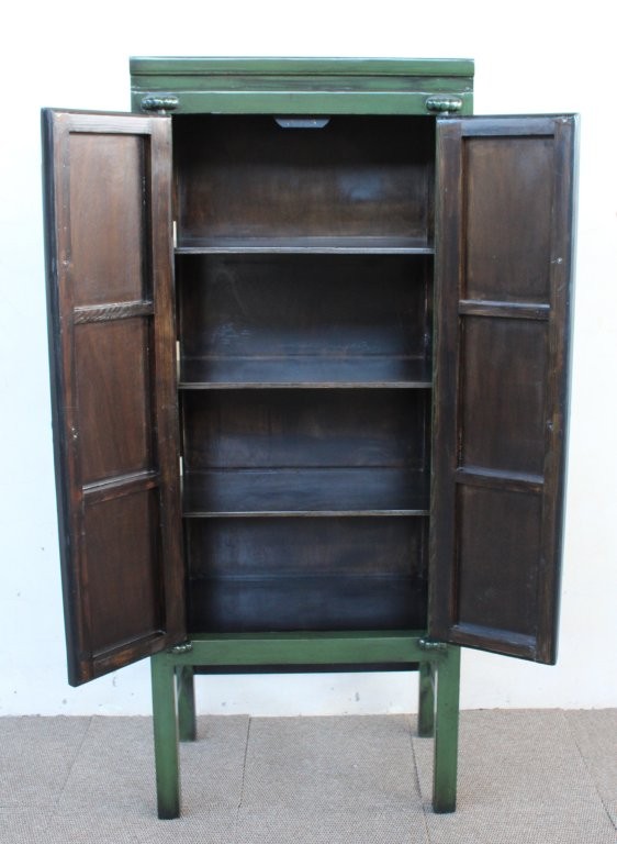 Tall Green 2 Door Wedding Cabinet